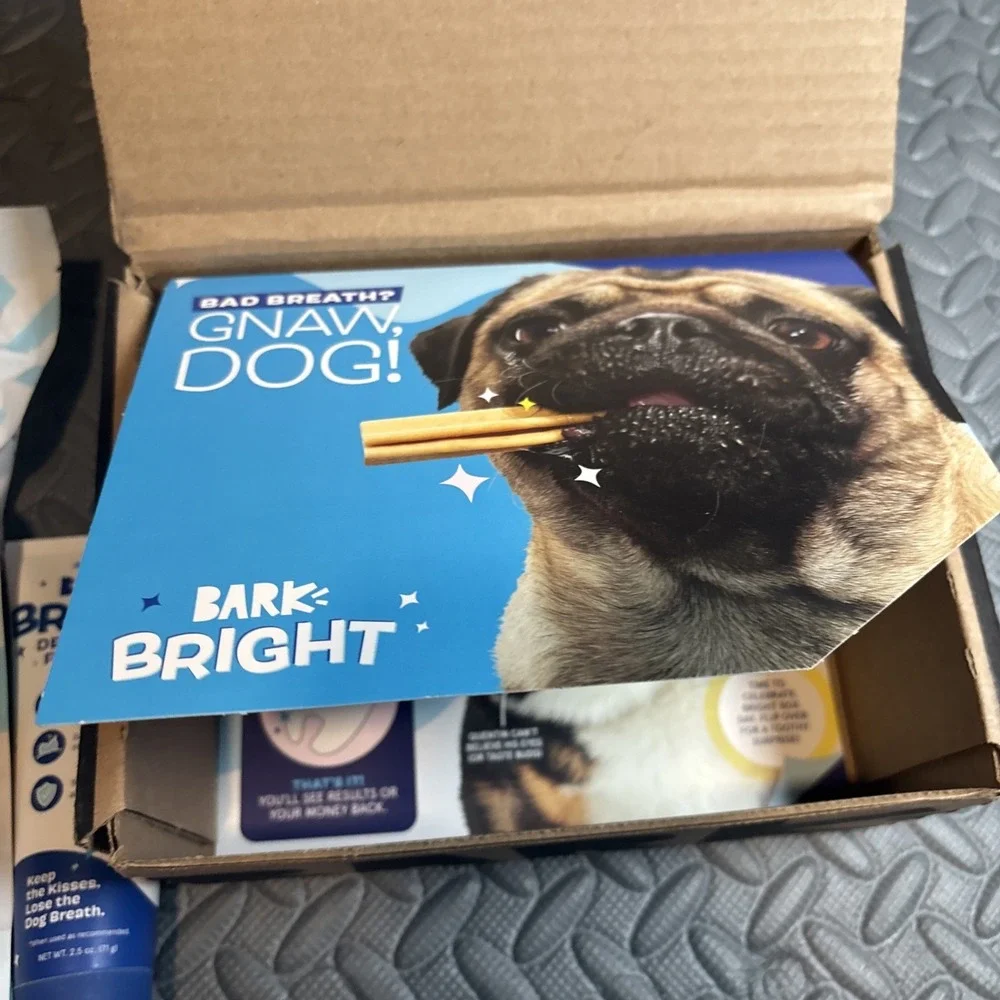 Bark Box Bright Dental Chews For Dogs Try Bark Box Dog Toothpaste Dog Treats‎